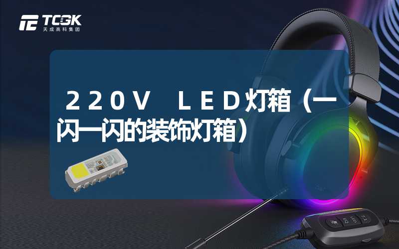 220V LED灯箱（一闪一闪的装饰灯箱）